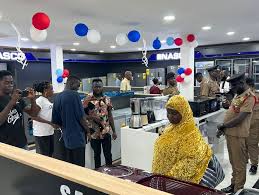 Customer being assisted at CML Store